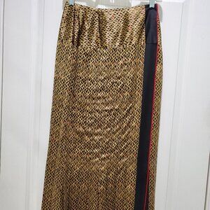 Rare Norma Walters Silk Pleated Midi/Maxi Skirt, Made in Hong Kong